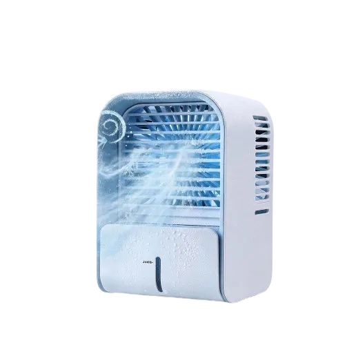 FrostCooler 3-in-1 portable evaporative cooler, humidifier, and fan on a white background