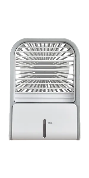 FrostCooler personal air cooler held in hand near a window